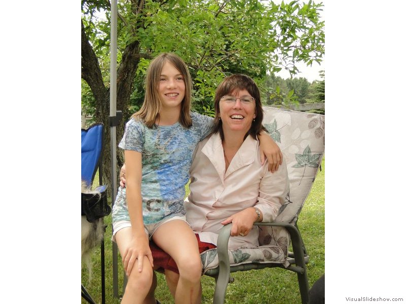 Karine & Rita at Christmas in July