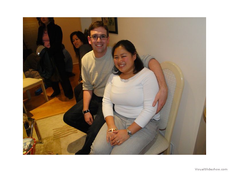 Simon and Kelly at Christmas