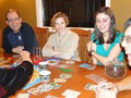Steve, Cele and Carli Playing Catan