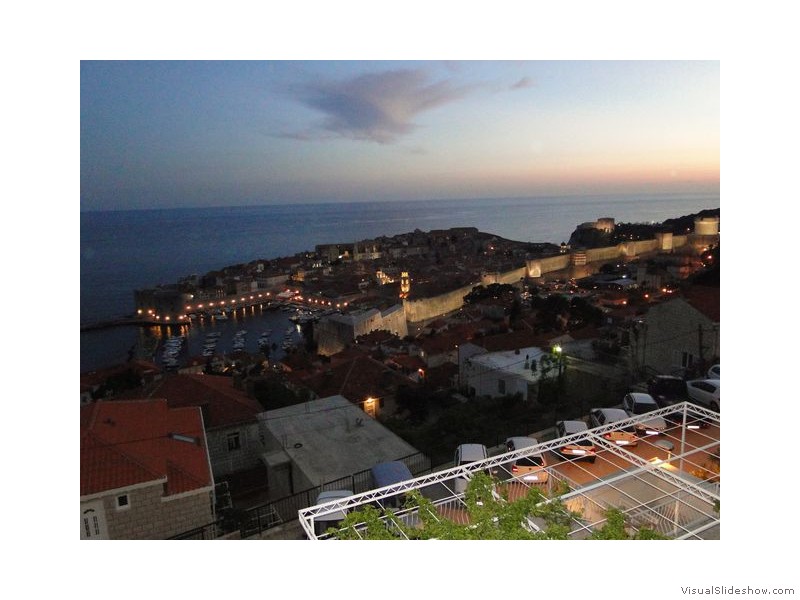Dubrovnik at Night - View from Balcony