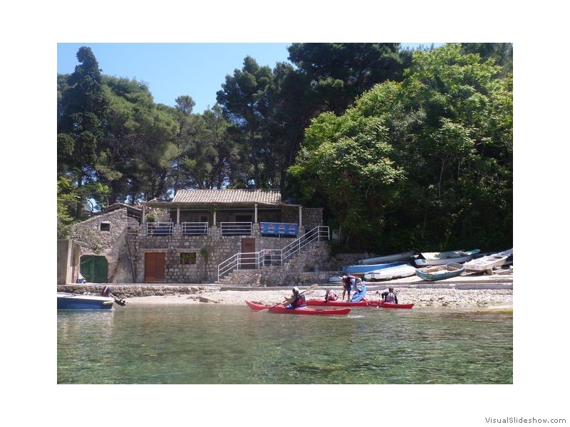 Lunch Spot on Kolocep, Croatia