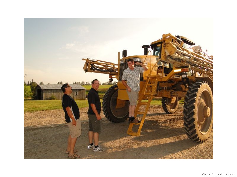 Mike, Ed, and Nick on the Farm