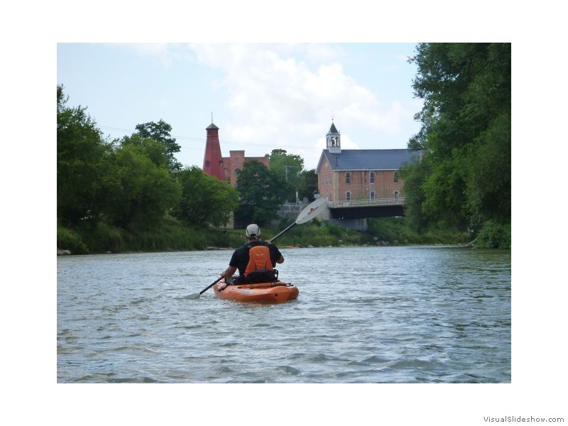 Mike at Paisley on the Saugeen River
