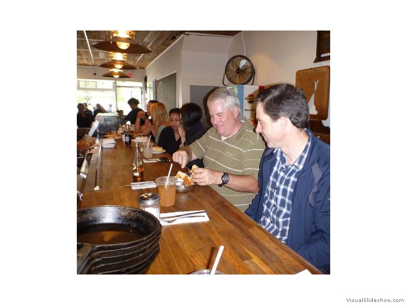 Nick and Steve at the Stockyards