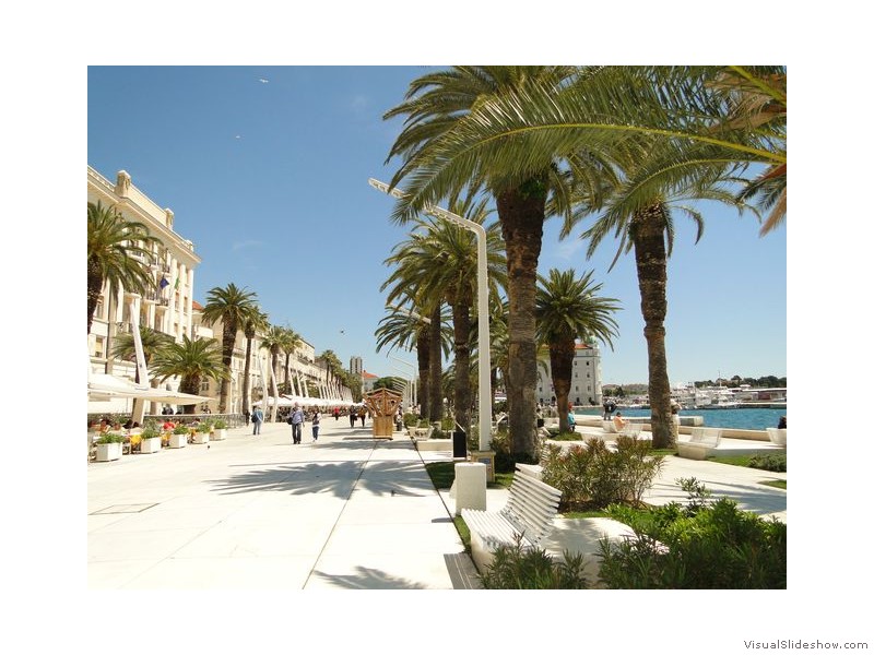 The Riva in Split, Croatia