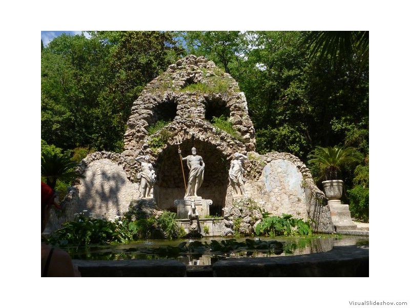 Trsteno Arboretum Poseidon Statue, Croatia