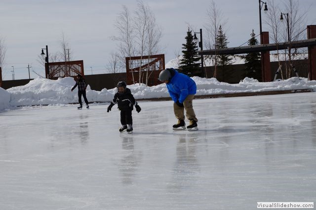 Connor and Mike Skating