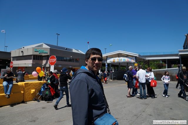 Mike at the Taste of the Food Terminal