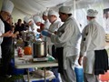 Chefs Inside Soup Tent, Holland Marsh Soup Fest