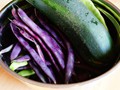 Purple Bean and Huge Zucchini 1