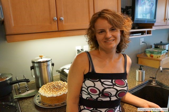 Rhonda with the Smores Ice Cream Pie