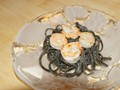 Shrimp and Squid Ink Pasta