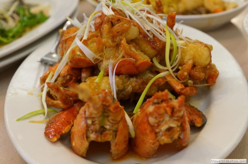 Deluxe Noodles Restaurant - Garlic and Sweet Onions Lobster
