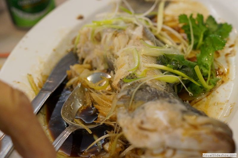 Deluxe Noodles Restaurant - Ginger and Soy Sauce Fish