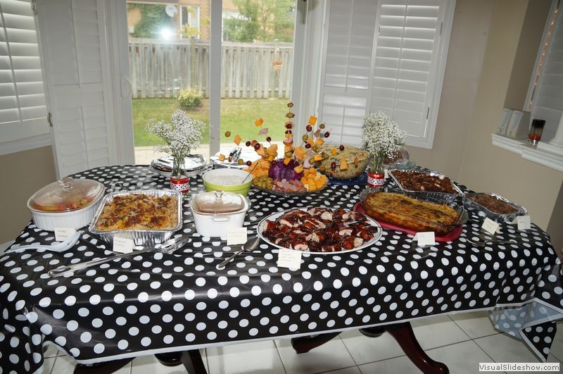 Krista 50s Housewife Bridal Shower 02 - Food
