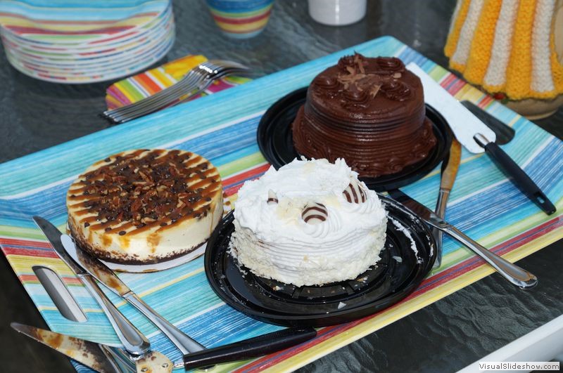 Three Secondary Birthday Cakes