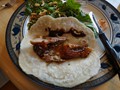Duck Pancakes and Asian Salad