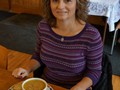 Hockley Soup Lunch 02 - Rhonda with Pea Soup