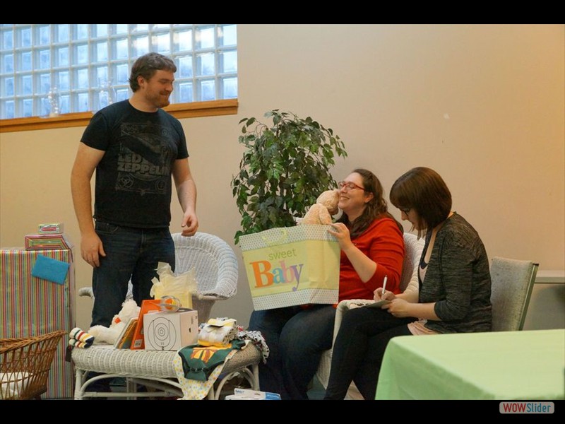Dan, Leah with Teddy Bear, Celina