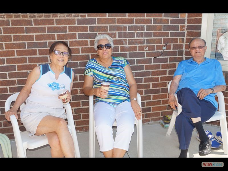 Dennis 80th - Philma, Cheryl, Trevor