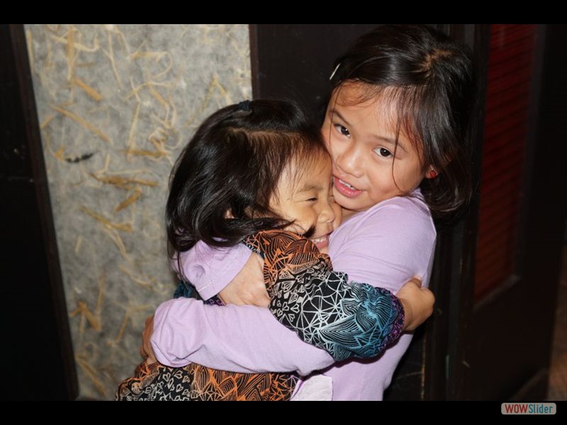 Keira Hugging Tamara