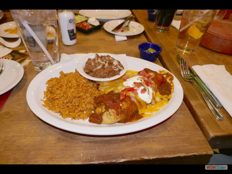 Chicken Fajita Enchilada