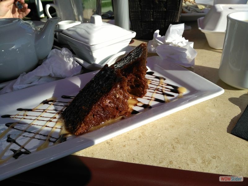 Dam Pub Restaurant with Corey and Judy 06 - Stick Toffee Pudding