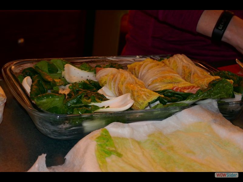 Lettuce Wrapped Salmon Dish