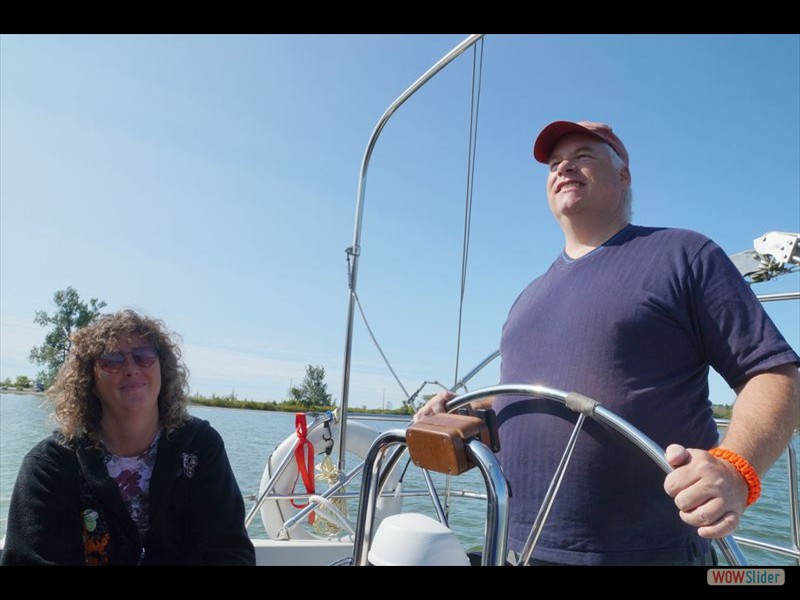 Melanie and Nick on Nick's Laketime