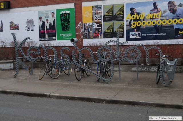 Kensington Metalwork Sign and Bike Rack