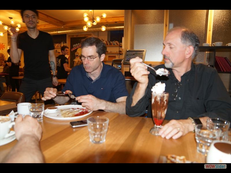 Cacao 7- - Steve and Corey with Chocolate Desserts