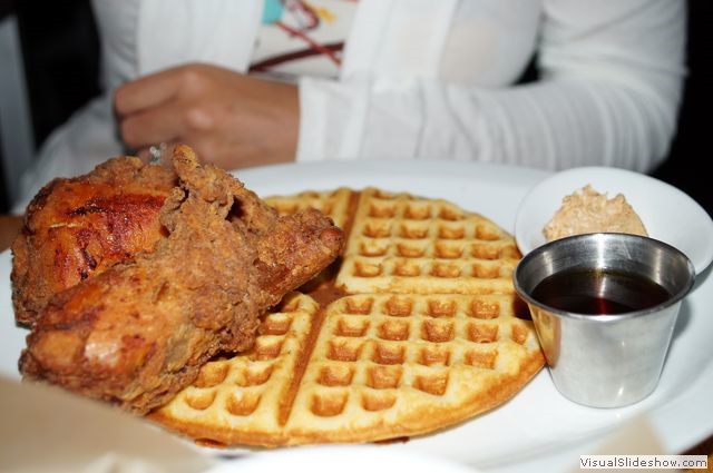Graze - Chicken and Wafffles with Cinnamon Butter