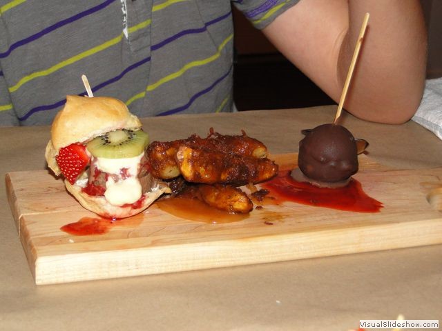 Hamburger and Fries Dessert