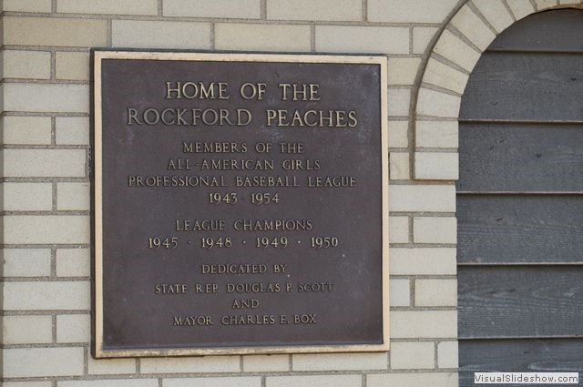 Beyer Park, Home of the Rockford Peaches
