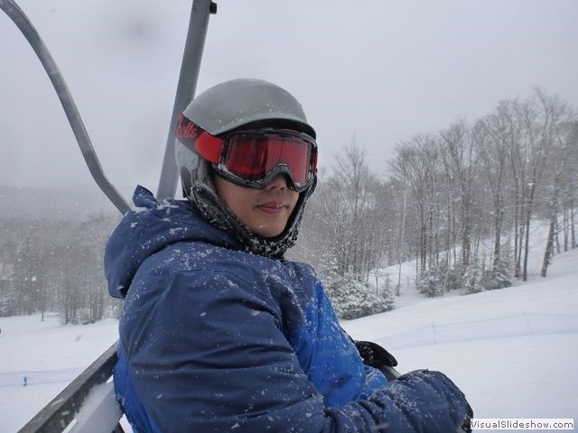 Mont Blanc Mike on Chairlift