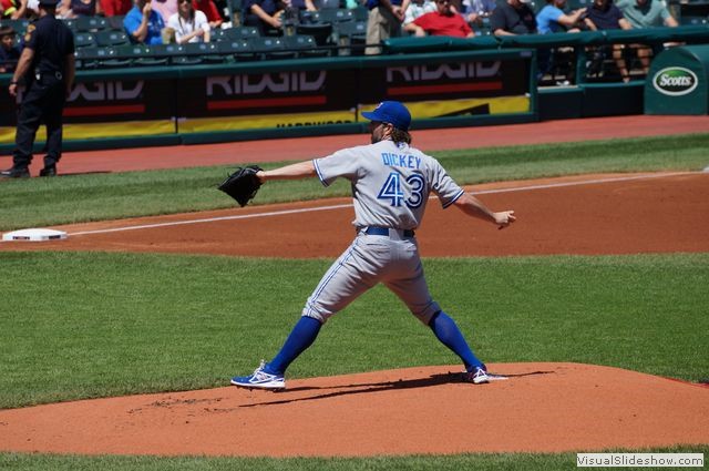 Progressive Field, Cleveland, RA Dickey