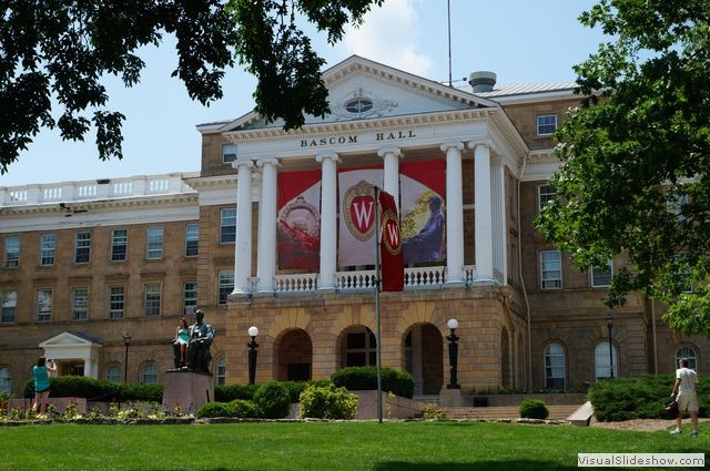 University of Wisconsin - Graduate Sitting on Abraham Lincoln's Lap