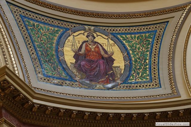 Wisconsin Capitol Building - Justice Mosaic