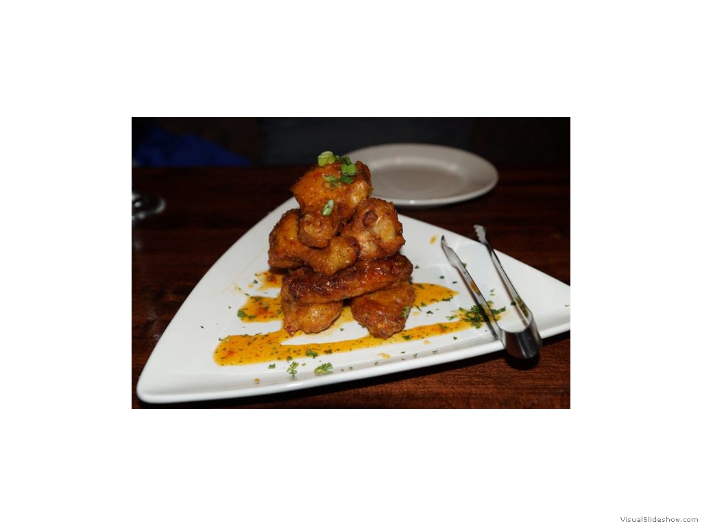 Crispy Thai Chicken Wings at Mahogany