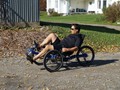 Mike on the Trike at Bicycleman Store