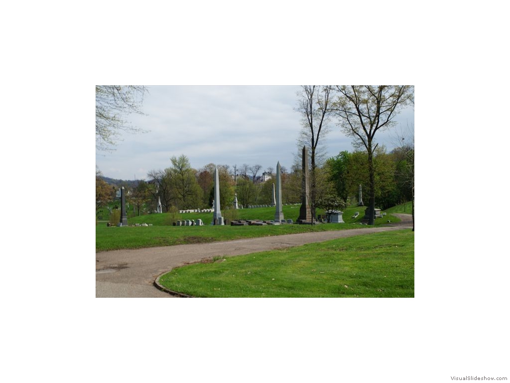 Allegheny Cemetery  07 - Obelisks