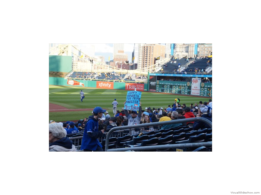 Jerry Howarth for Prime Minister Sign