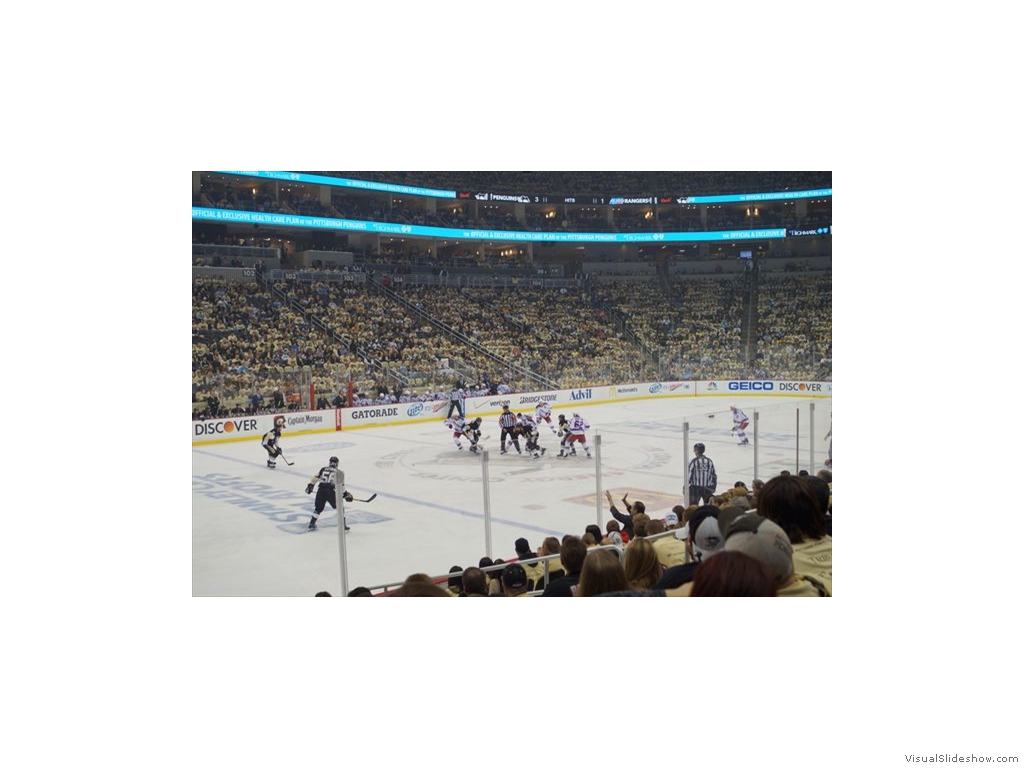 Pittsburgh Penguns vs New York Rangers