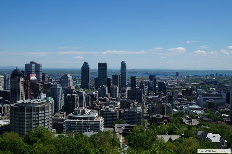 View of Montreal from Mont Royal 1