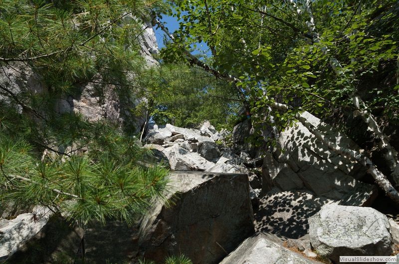 Rocks on Crack Trail Killarney