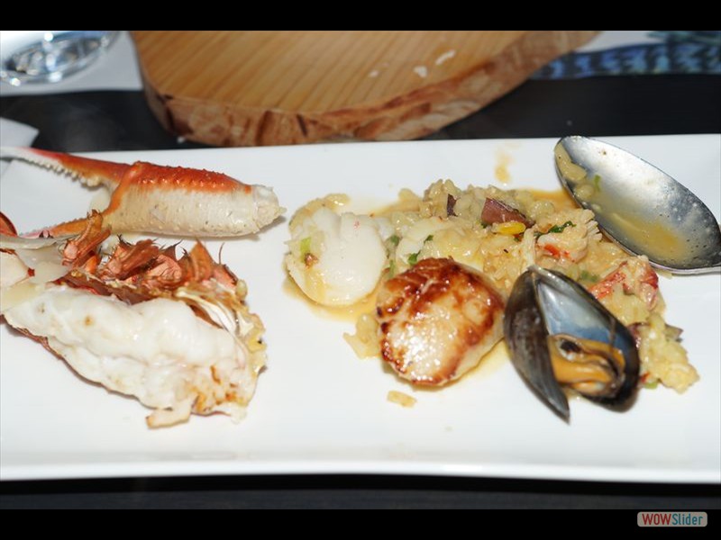 Le Table des Roys Restaurant 12 - Seafood Risotto and Paella