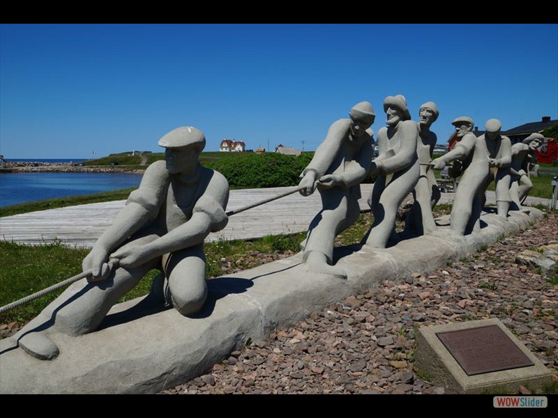 L'Etang du Nord 02 - Fishermen Statue