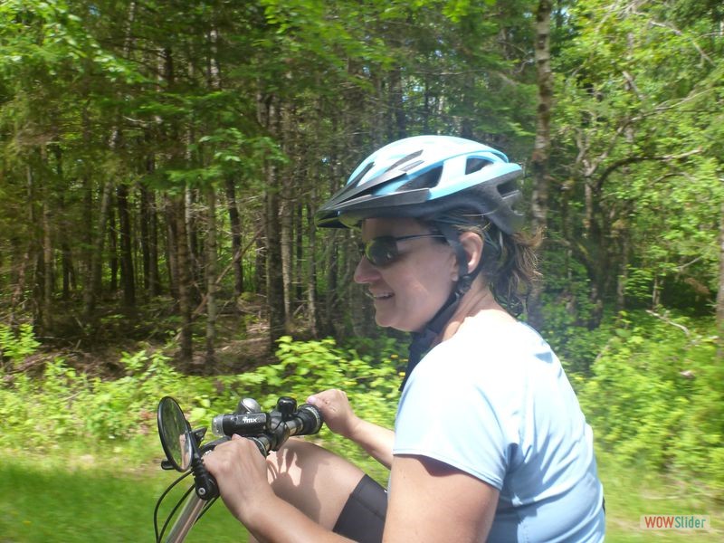 Kouchibouguac Park - Rhonda on Bike